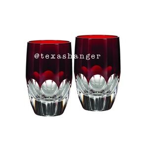 NWT Pair of Waterford MIXOLOGY Shot Glasses